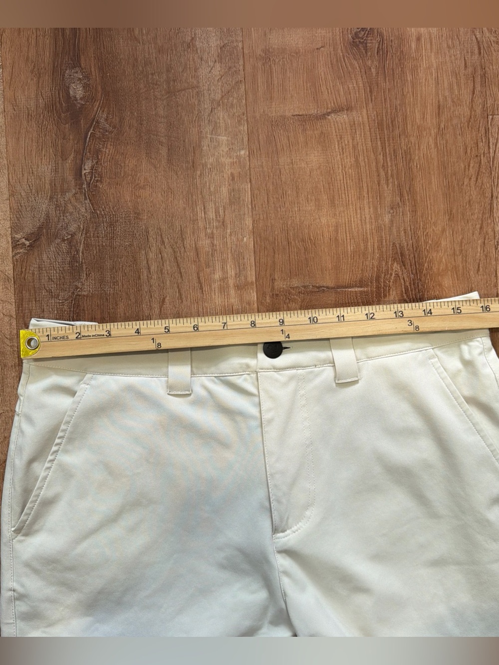 Bad Birdie Pants Men's 32x31 Cream/Tan Golf Chinos Performance Freedom Pros - Picture 2 of 11